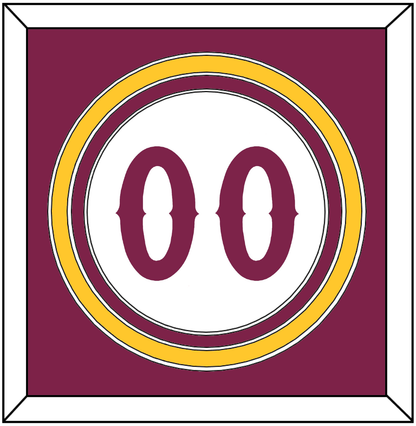 Arizona State Baseball Number - Home White - Premier Tier 2