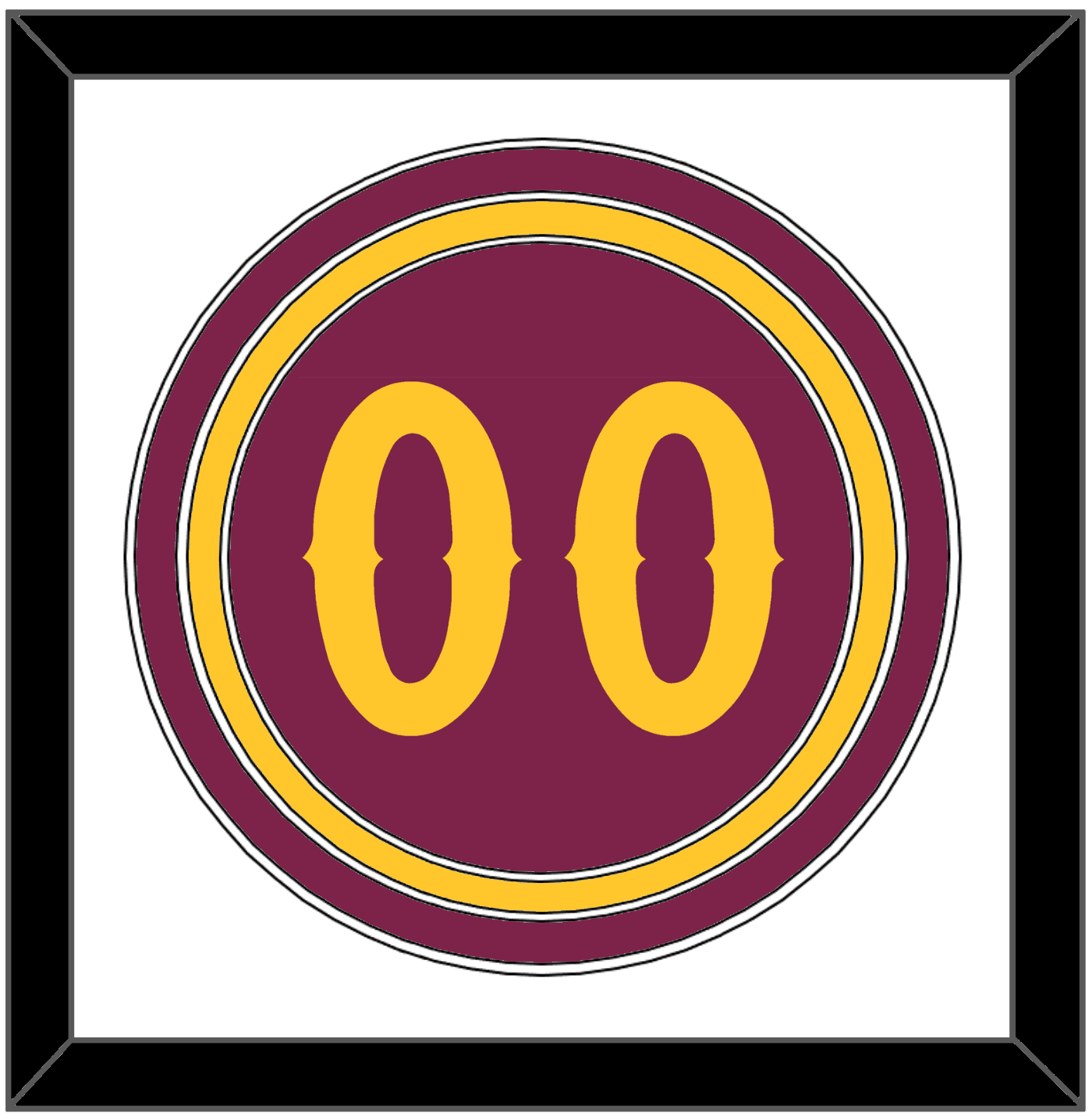 Arizona State Baseball Number - Alternate Maroon - Premier Tier 1