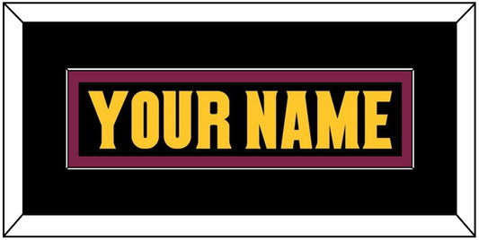 Arizona State Hockey Nameplate - Alternate Black (2018-2024) - Essential Tier 2