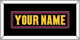 Arizona State Hockey Nameplate - Alternate Black (2018-2024) - Single Mat 2