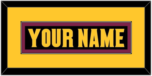Arizona State Hockey Nameplate - Alternate Black (2018-2024) - Essential Tier 3