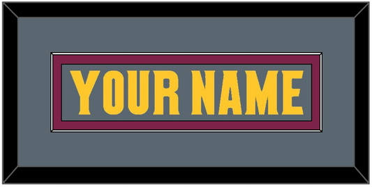 Arizona State Hockey Nameplate - Alternate Dark Gray (2019-2024) - Essential Tier 2