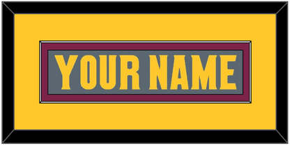 Arizona State Hockey Nameplate - Alternate Dark Gray (2019-2024) - Essential Tier 3
