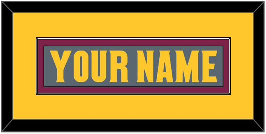 Arizona State Hockey Nameplate - Alternate Dark Gray (2019-2024) - Essential Tier 3