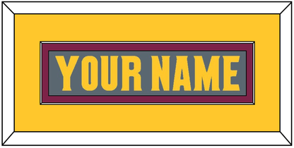 Arizona State Hockey Nameplate - Alternate Dark Gray (2019-2024) - Essential Tier 3