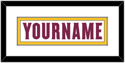 Arizona State Hockey Nameplate - Home White Digiflame (2022-2024) - Essential Tier 1