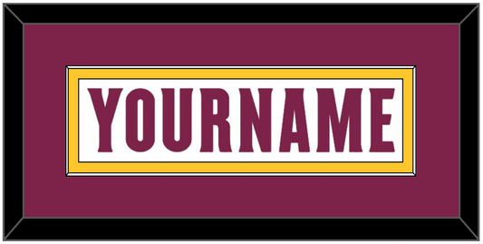 Arizona State Hockey Nameplate - Home White Digiflame (2022-2024) - Essential Tier 2