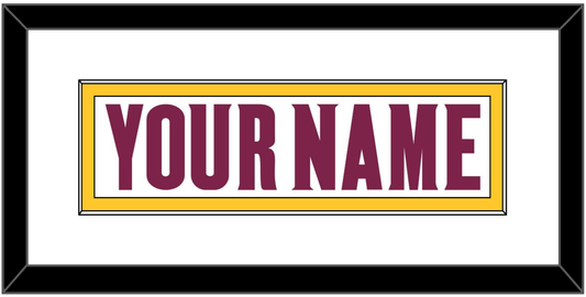 Arizona State Hockey Nameplate - Home White (2021-2022) - Essential Tier 1