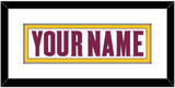 Arizona State Hockey Nameplate - Home White (2021-2022) - Single Mat 1