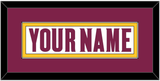 Arizona State Hockey Nameplate - Home White (2021-2022) - Single Mat 2