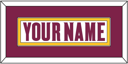 Arizona State Hockey Nameplate - Home White (2021-2022) - Essential Tier 2