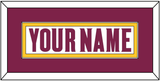Arizona State Hockey Nameplate - Home White (2021-2022) - Single Mat 2