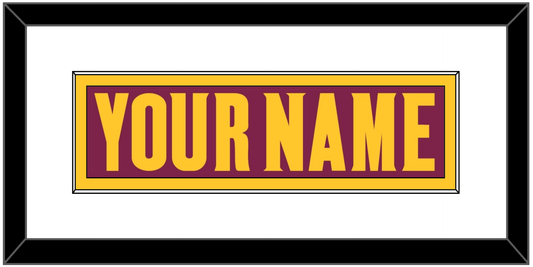 Arizona State Hockey Nameplate - Road Maroon (2021-2023) - Essential Tier 1