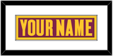 Arizona State Hockey Nameplate - Road Maroon (2021-2023) - Single Mat 1