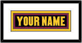 Arizona State Hockey Nameplate - Alternate Black (2018-2024) - Double Mat 1