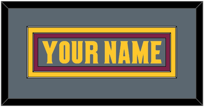 Arizona State Hockey Nameplate - Alternate Dark Gray (2019-2024) - Signature Tier 2