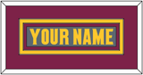 Arizona State Hockey Nameplate - Alternate Dark Gray (2019-2024) - Double Mat 3