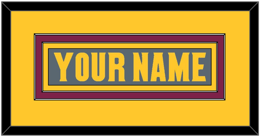 Arizona State Hockey Nameplate - Alternate Dark Gray (2019-2024) - Signature Tier 4