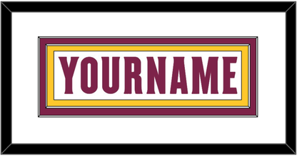 Arizona State Hockey Nameplate - Home White Digiflame (2022-2024) - Signature Tier 1