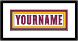 Arizona State Hockey Nameplate - Home White Digiflame (2022-2024) - Double Mat 1