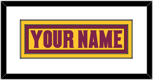 Arizona State Hockey Nameplate - Heritage Gold (2019-2024) - Signature Tier 1