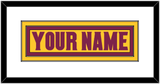 Arizona State Hockey Nameplate - Heritage Gold (2019-2024) - Double Mat 1