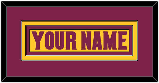Arizona State Hockey Nameplate - Heritage Gold (2019-2024) - Signature Tier 2