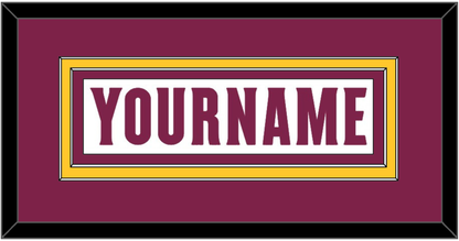 Arizona State Hockey Nameplate - Home White Digiflame (2022-2024) - Signature Tier 2