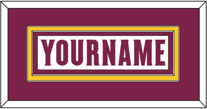 Arizona State Hockey Nameplate - Home White Digiflame (2022-2024) - Signature Tier 2