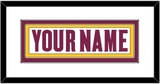 Arizona State Hockey Nameplate - Home White (2021-2022) - Double Mat 1