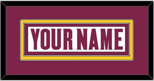 Arizona State Hockey Nameplate - Home White (2021-2022) - Signature Tier 2