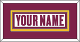 Arizona State Hockey Nameplate - Home White (2021-2022) - Double Mat 2