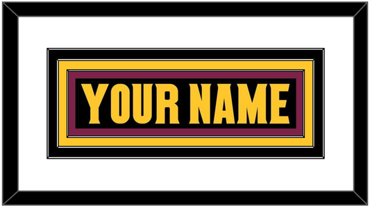 Arizona State Hockey Nameplate - Alternate Black (2018-2024) - Premier Tier 1