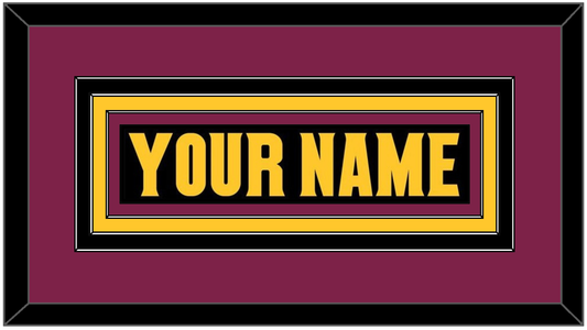 Arizona State Hockey Nameplate - Alternate Black (2018-2024) - Premier Tier 2