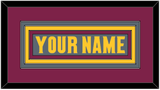 Arizona State Hockey Nameplate - Alternate Dark Gray (2019-2024) - Triple Mat 2