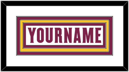 Arizona State Hockey Nameplate - Home White Digiflame (2022-2024) - Premier Tier 1