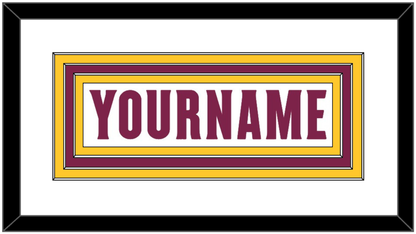 Arizona State Hockey Nameplate - Home White Digiflame (2022-2024) - Premier Tier 2