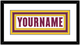 Arizona State Hockey Nameplate - Home White Digiflame (2022-2024) - Triple Mat 2