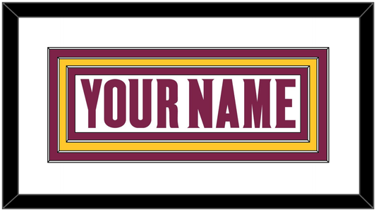 Arizona State Hockey Nameplate - Home White (2021-2022) - Premier Tier 1