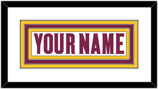 Arizona State Hockey Nameplate - Home White (2021-2022) - Premier Tier 2