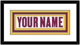 Arizona State Hockey Nameplate - Home White (2021-2022) - Triple Mat 2