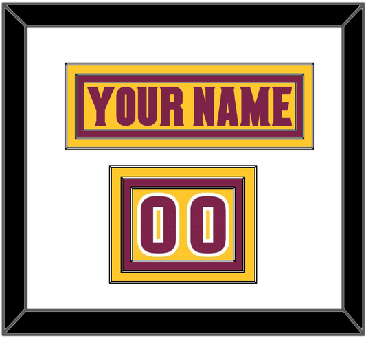Arizona State Hockey Nameplate & Number (Shoulder) - Heritage (2019-2024) - Premier Tier 1