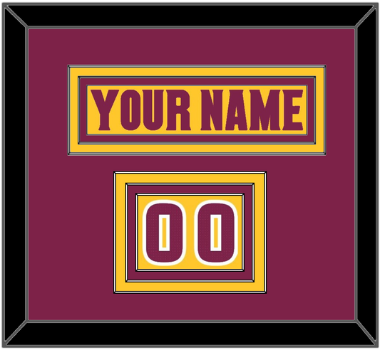 Arizona State Hockey Nameplate & Number (Shoulder) - Heritage (2019-2024) - Premier Tier 2