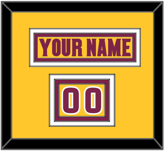 Arizona State Hockey Nameplate & Number (Shoulder) - Heritage (2019-2024) - Premier Tier 3