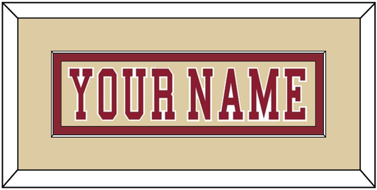 Boston College Hockey Nameplate - Alternate Gold - Essential Tier 2
