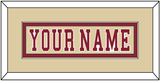 Boston College Hockey Nameplate - Alternate Gold - Single Mat 2