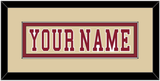 Boston College Hockey Nameplate - Alternate Gold - Single Mat 2
