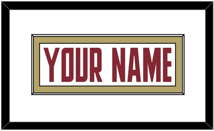Boston College Hockey Nameplate - Home White (2011-2015) - Essential Tier 1