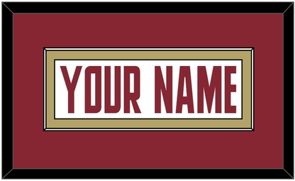Boston College Hockey Nameplate - Home White (2011-2015) - Essential Tier 2