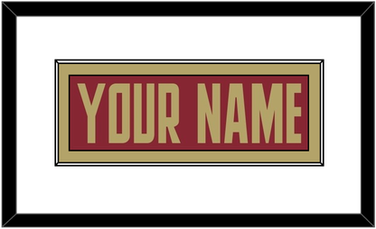 Boston College Hockey Nameplate - Road Maroon (2011-2015) - Essential Tier 1